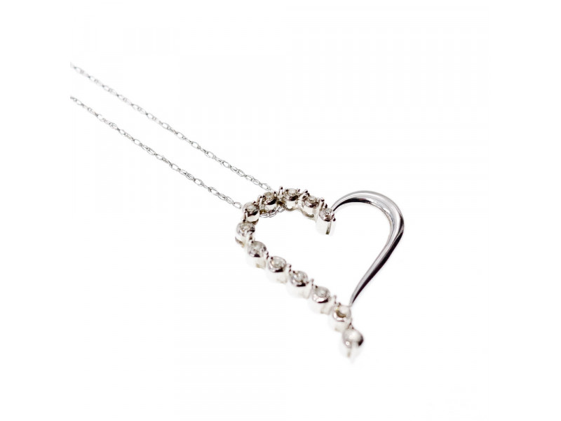 

Золотая цепочка с кулоном с бриллиантами Сердце Натуральный Sky Jewelry 003584