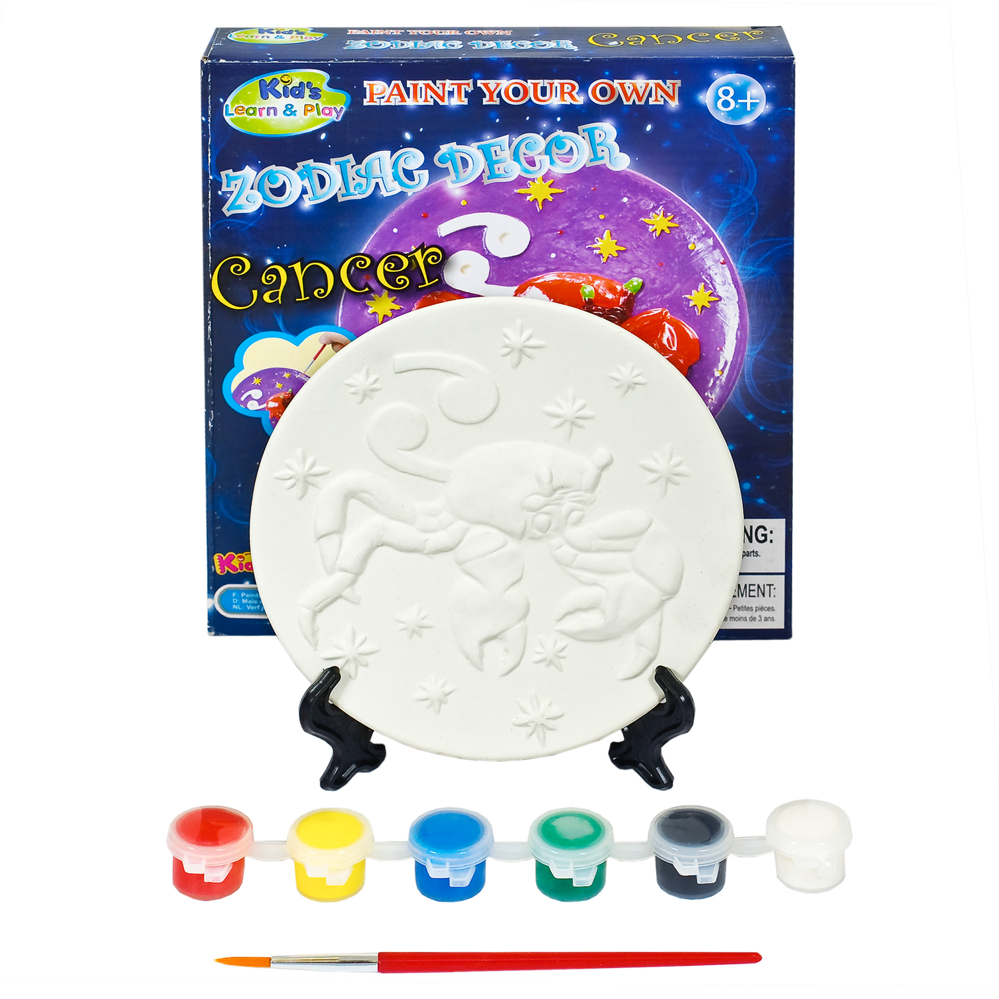 

Набор для творчества гипсовая раскраска Создай свой знак Зодиака KID'S TOYS (68671-82/CANCER)