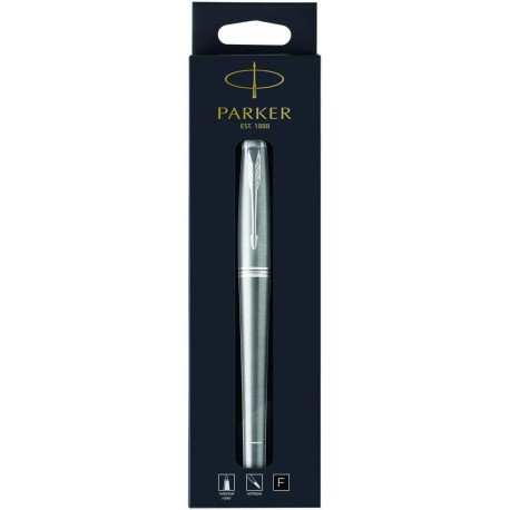 

Ручка роллер Parker URBAN 17 Metro Metallic CT RB в подар.уп. LONDON 30 322bL