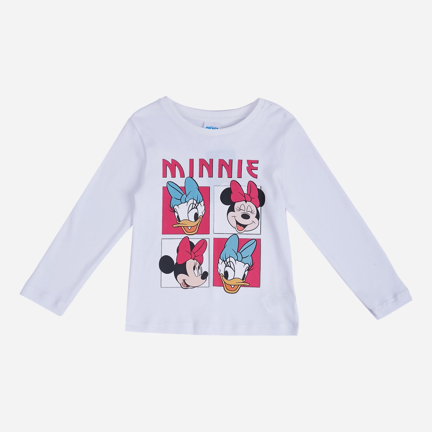

Футболка с длинным рукавом Disney Минни Мауc MN18413 104 см Белая