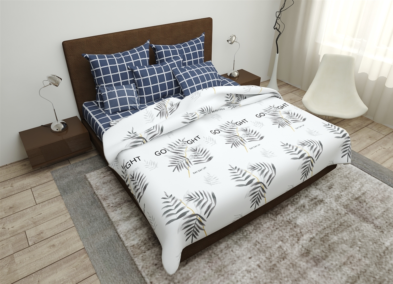 

Комплект постельного белья MirSon Бязь Premium 17-0117 Alice 143х210 см