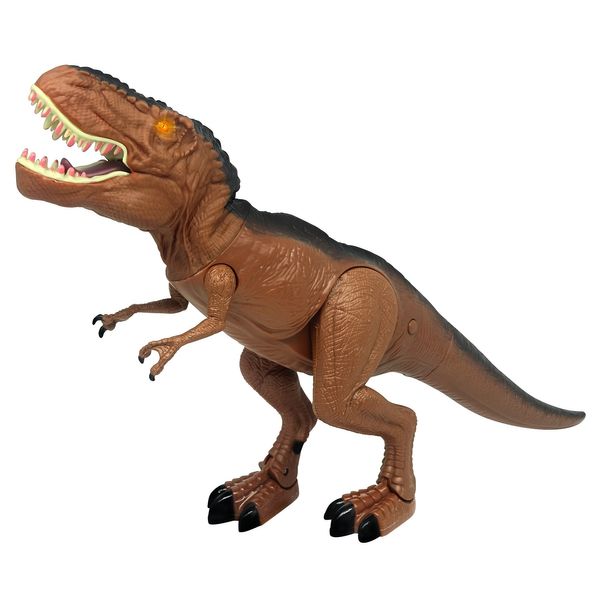 

Игрушка Могучий Мегазавр T-Rex рычащий и кусающий 45 см. (80046)