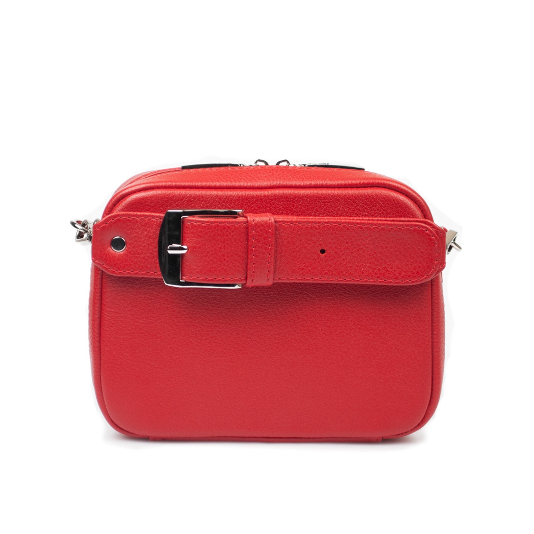 

Поясная кожаная сумка 3 в 1 кроссбоди Intent Shell Maxi С125 красный (С125A-11)