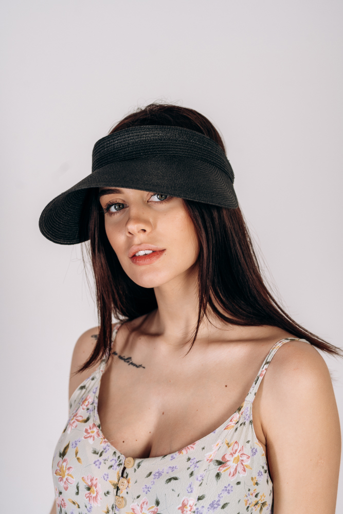 

Кепка FAMO Соломенная Нэнси черная One size (SHL-2030)