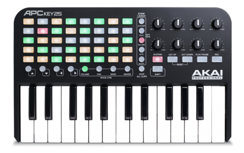 

MIDI контроллер и MIDI клавиатура AKAI APC KEYS 25 74397