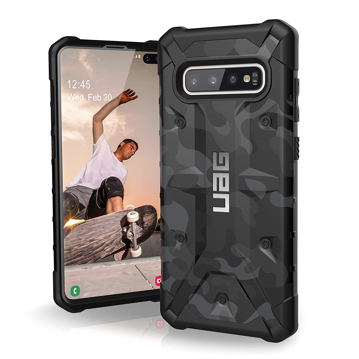 

Чехол милитари противоударный UAG Pathfinder SE для Samsung Galaxy S10 (6.1") Midnight Camo