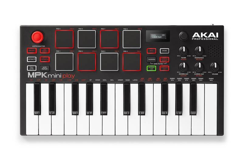 

MIDI контроллер и MIDI клавиатура AKAI MPK Mini Play 92695