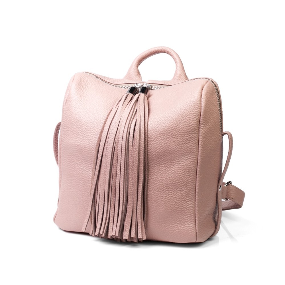 

Кожаный рюкзак Intent Brushes С100 светло-розовый (С100-20)