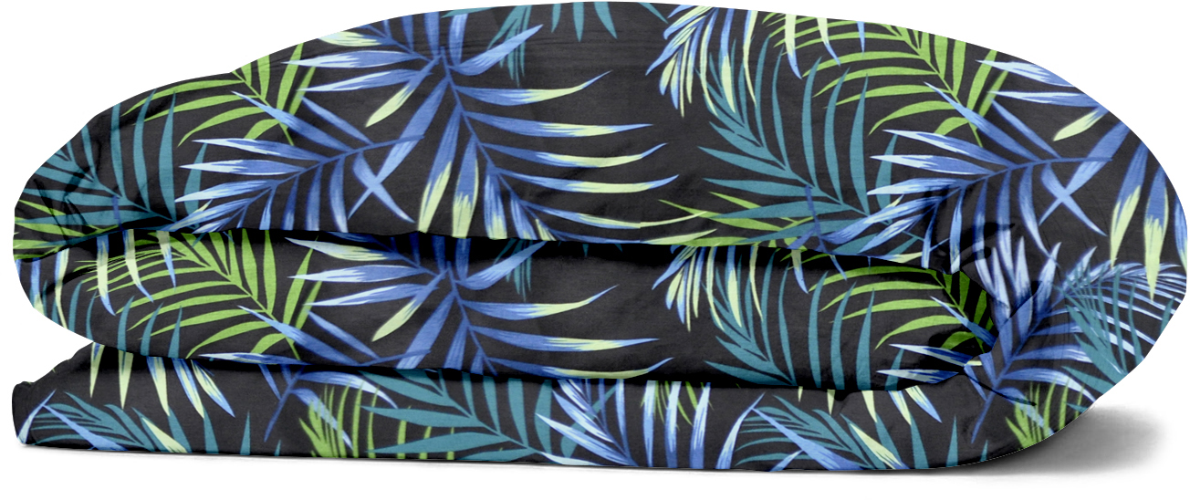 

Пододеяльник Cosas Foliage Black 180х220 см