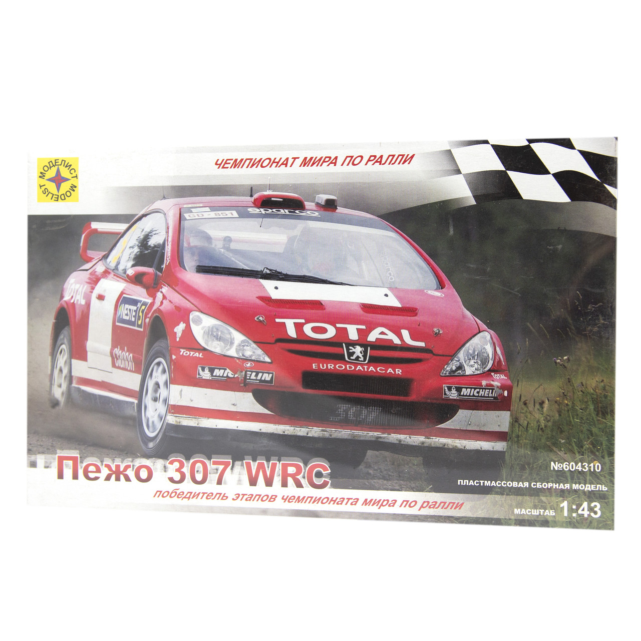 

Сборная модель - Автомобиль "Пежо 307 WRC" (1:43), пластик (604310)