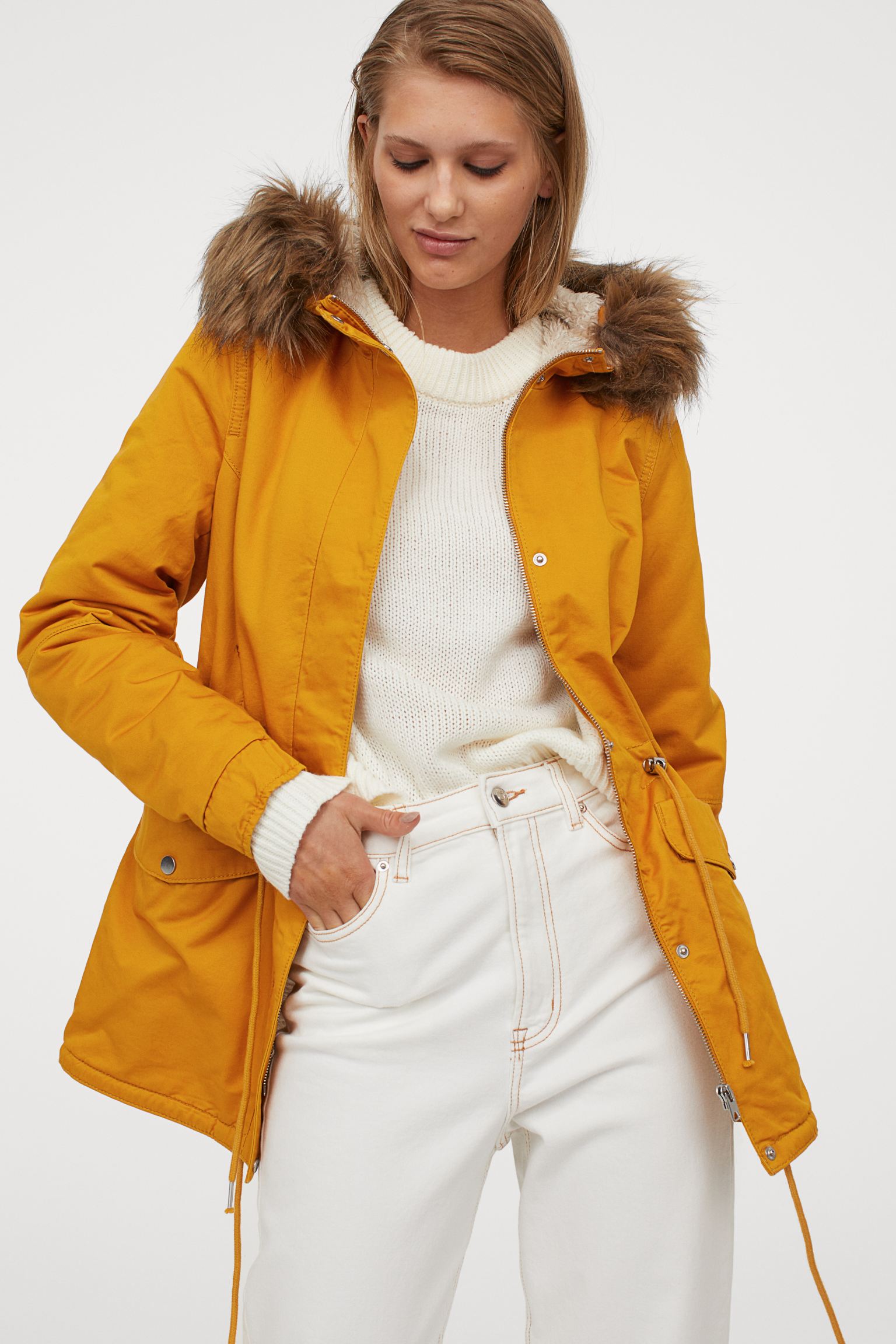 

Парка H&M 46 желтый 20107212660