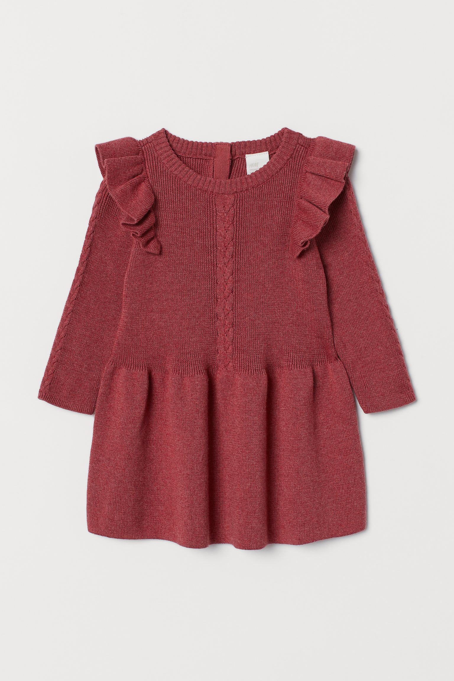

Платье H&M 92см бордовый меланж 29078062572