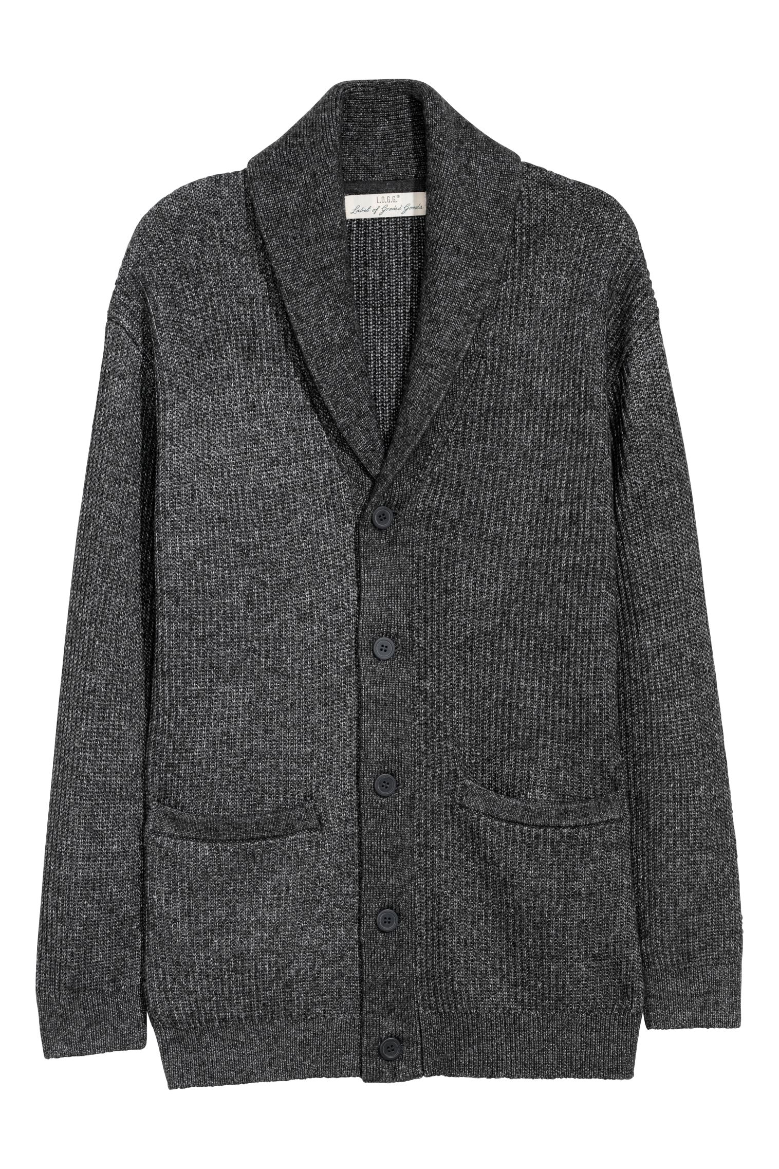 

Кофта H&M XL темно серый меланж 2210585240
