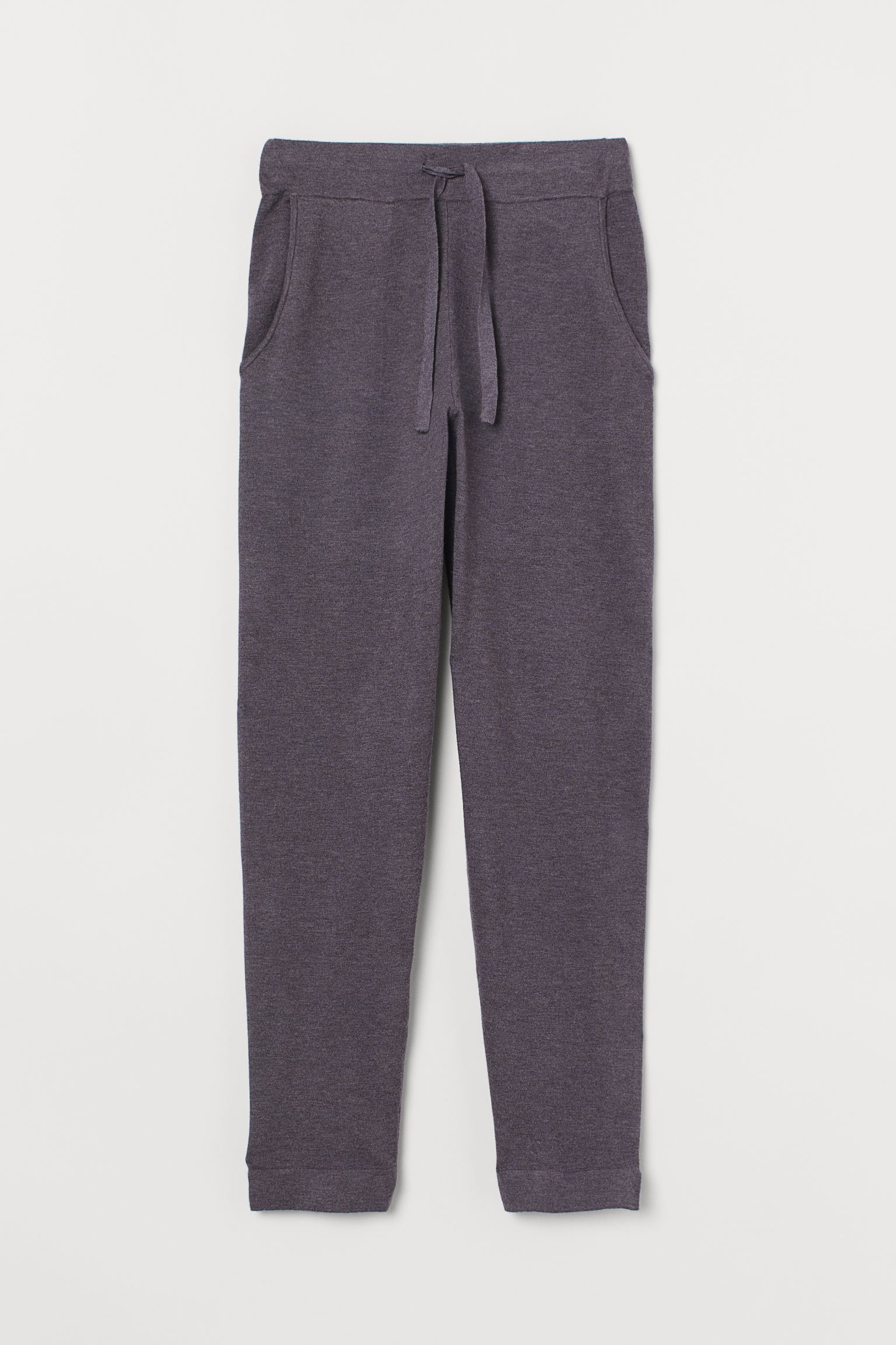 

Брюки H&M M фиолетово серый 22108729732