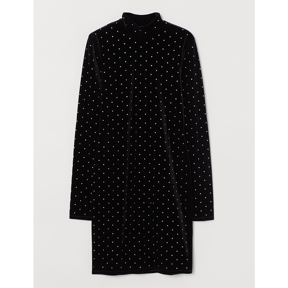 

Платье из велюра H&M 42