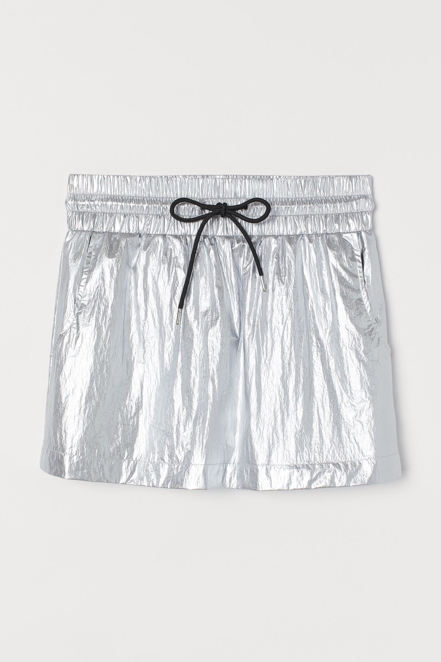 

Юбка H&M  серебристый 26058822071, Юбка H&M XS серебристый 26058822071
