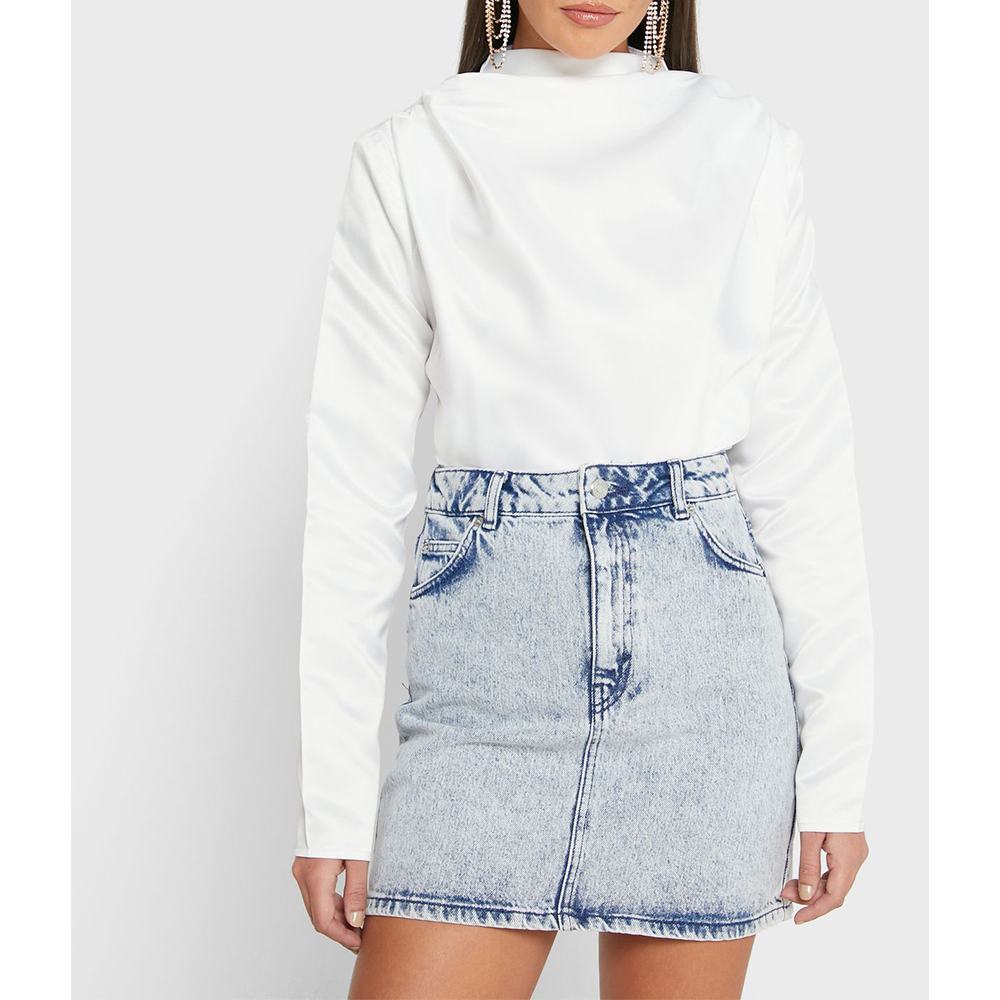 

Топ с объемными рукавами Missguided 42