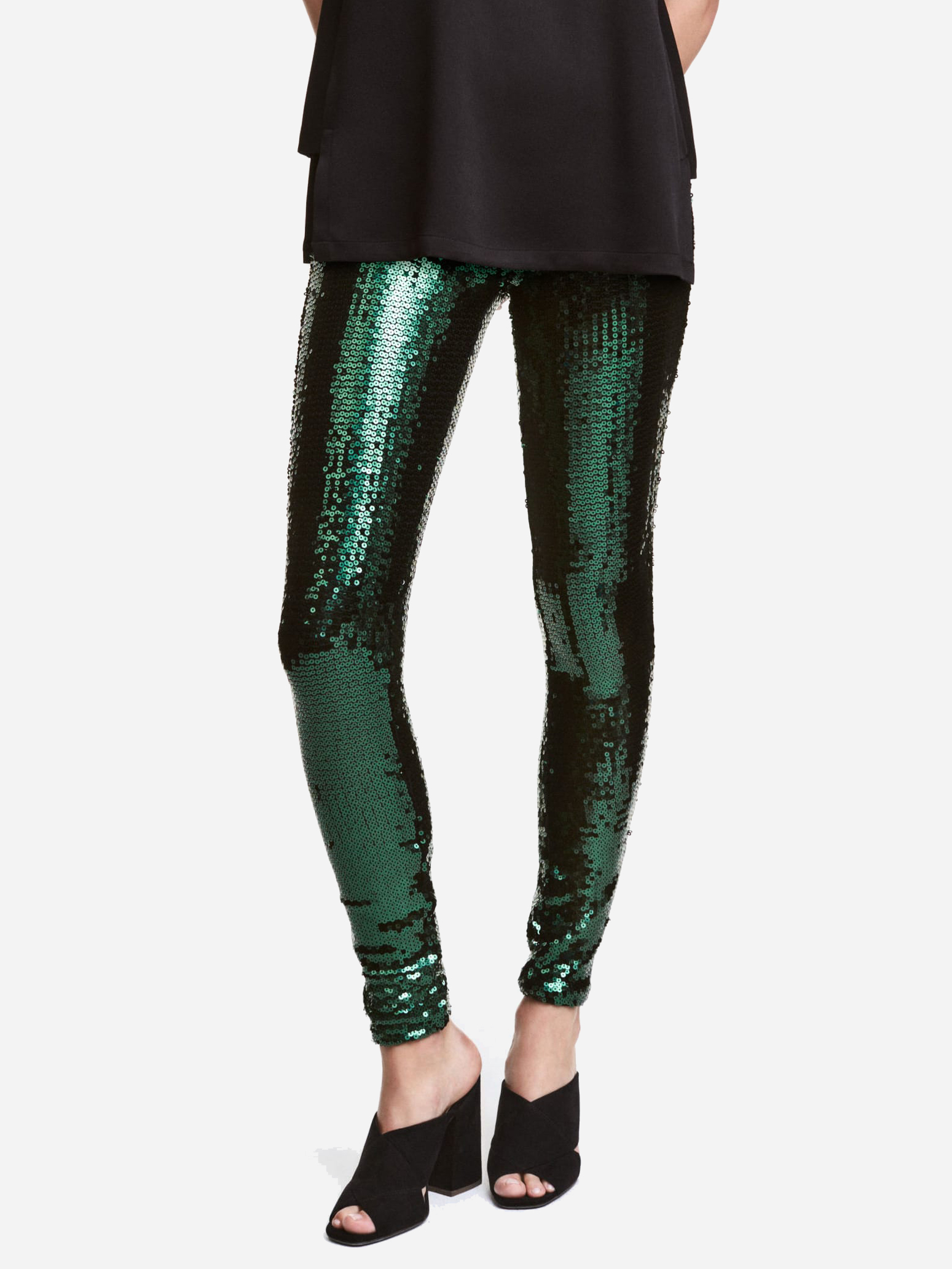

Леггинсы H&M XAZ072677ZTVL 38 Темно-зеленые