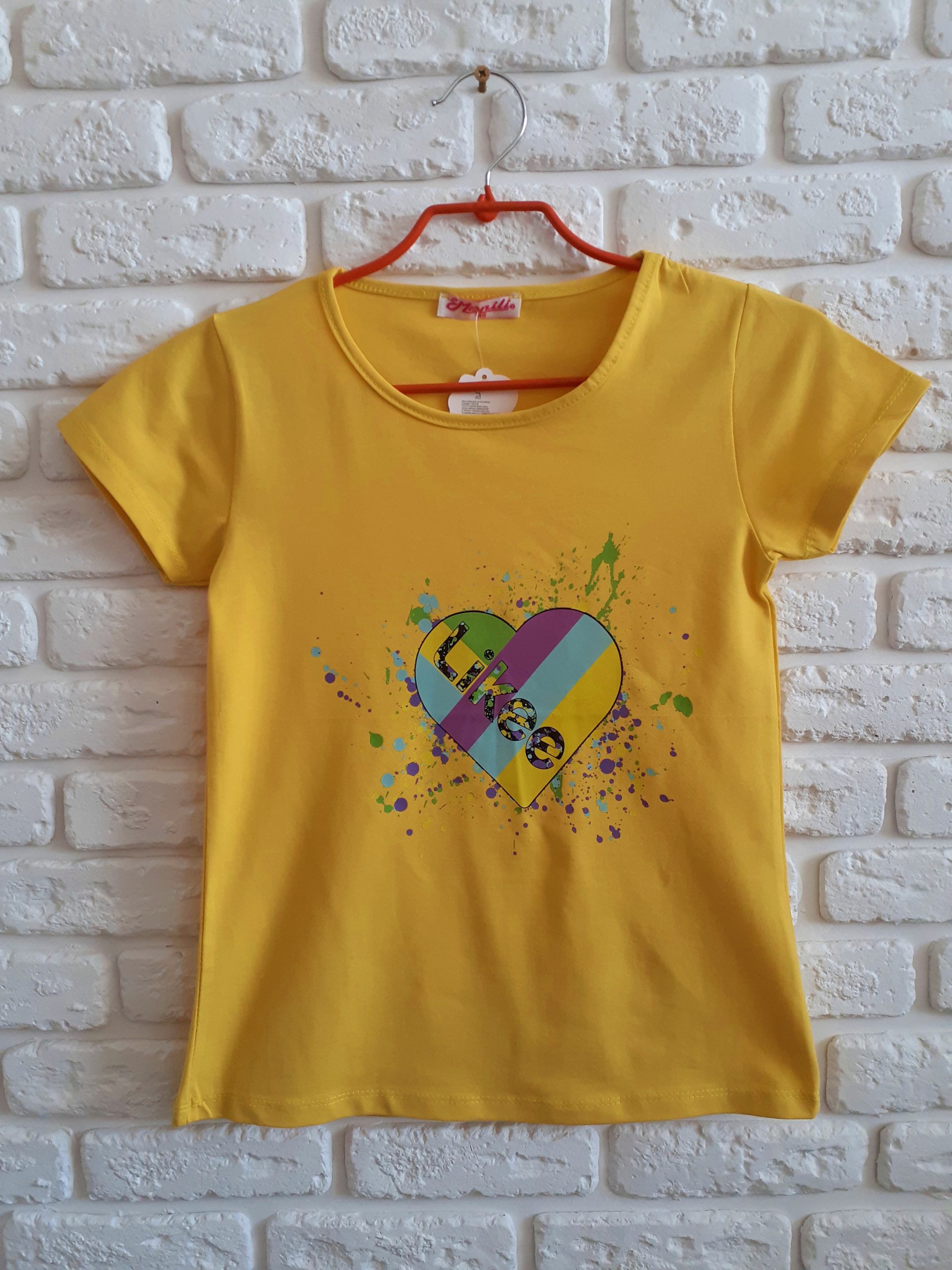 

Футболка Violen Likee Желтый 128 см LHMH128