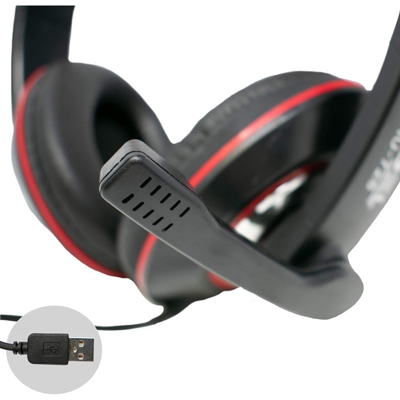 

Наушники игровые Jedel HU-728 с микрофоном Black (48819IM)
