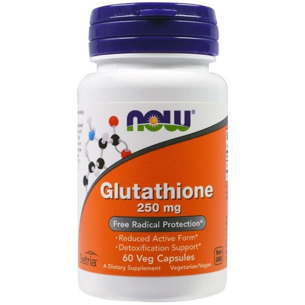 

Аминокислоты NOW Foods Glutathione 250 mg 60 вег капсул