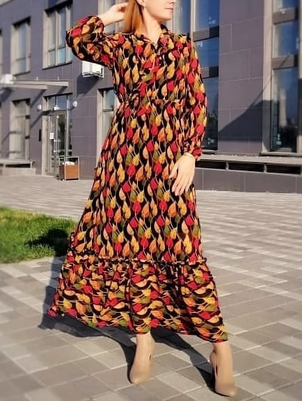 

Платье, Two woman, с лиственным принтом, Платье, Two woman, с лиственным принтом, S