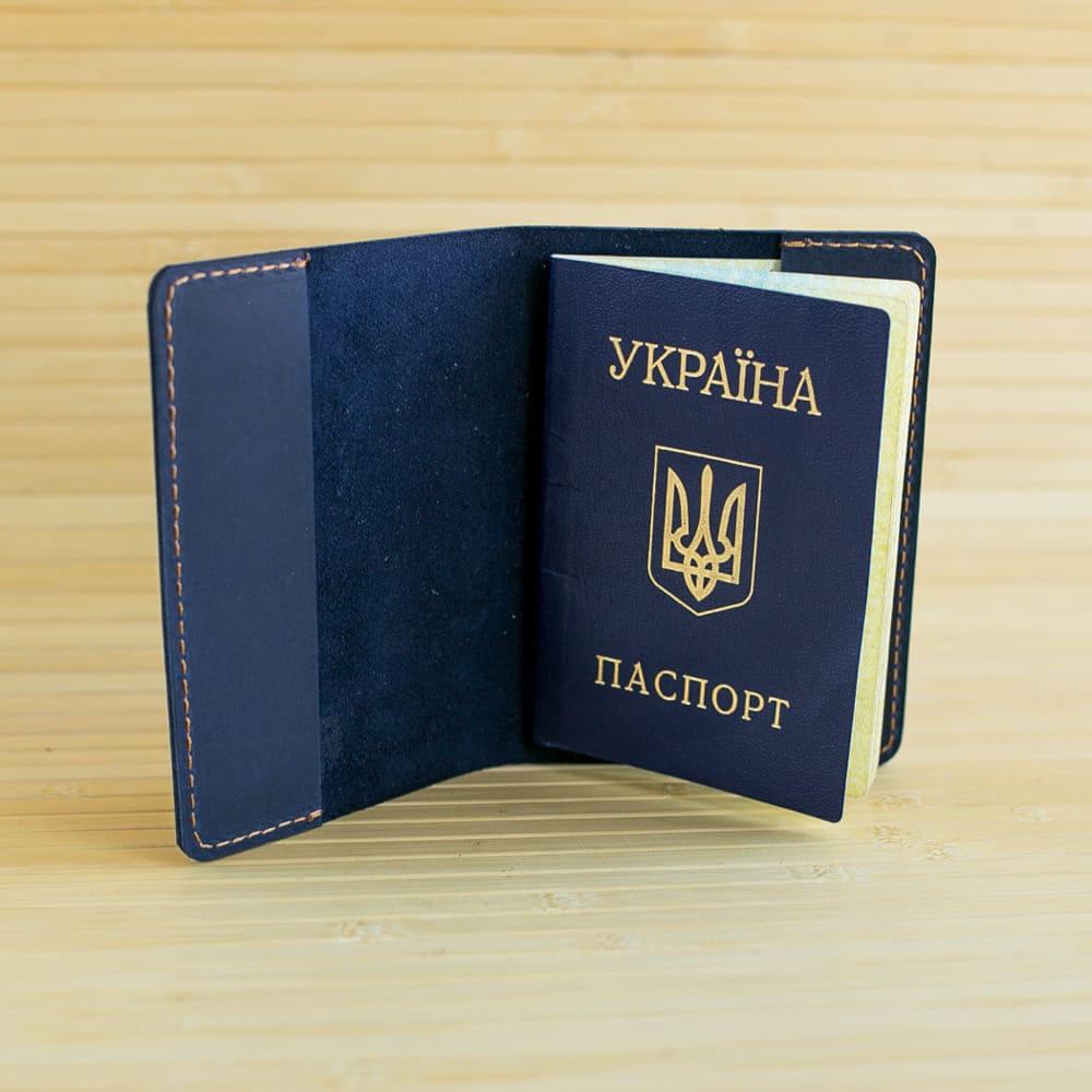 

Обложка для паспорта из натуральной кожи Citizen коричневая