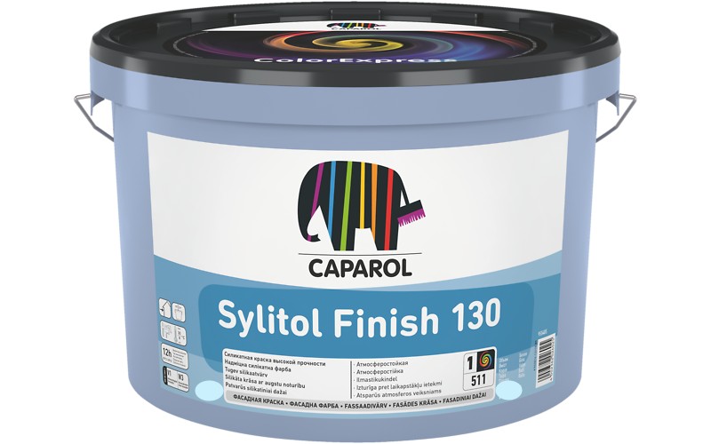 

Дисперсионно-силикатная краска Caparol Sylitol Finish 130 белая 15 л арт - 969051