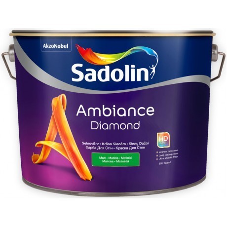 

Краска Sadolin Ambiance Diamond белая 10 л арт 500-03