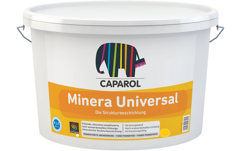 

Краска структурная Caparol Minera Universal Белая 8 кг арт - 959787