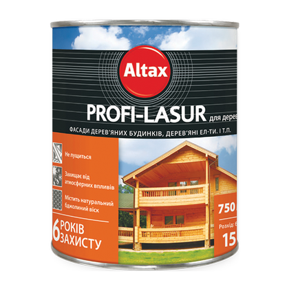 

Лазурь PROFI-LASUR ДЛЯ ДРЕВЕСИНЫ ALTAX (2.5 л)