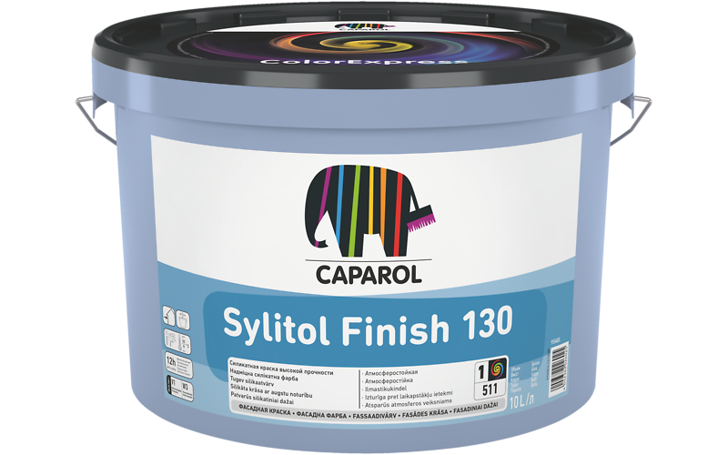 

Дисперсионно-силикатная краска Caparol Sylitol Finish 130 белая 10 л арт - 969052