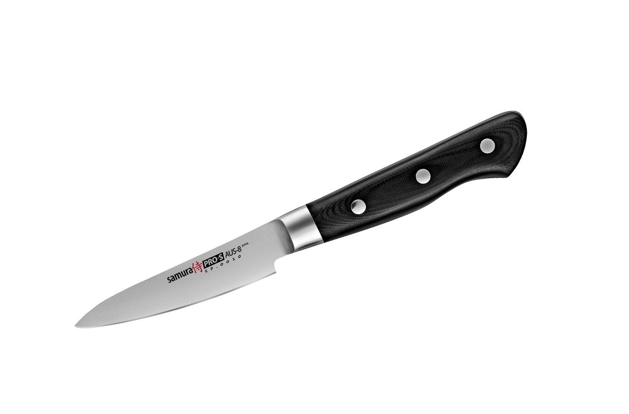 

Нож кухонный овощной Samura Pro-S 88 мм.