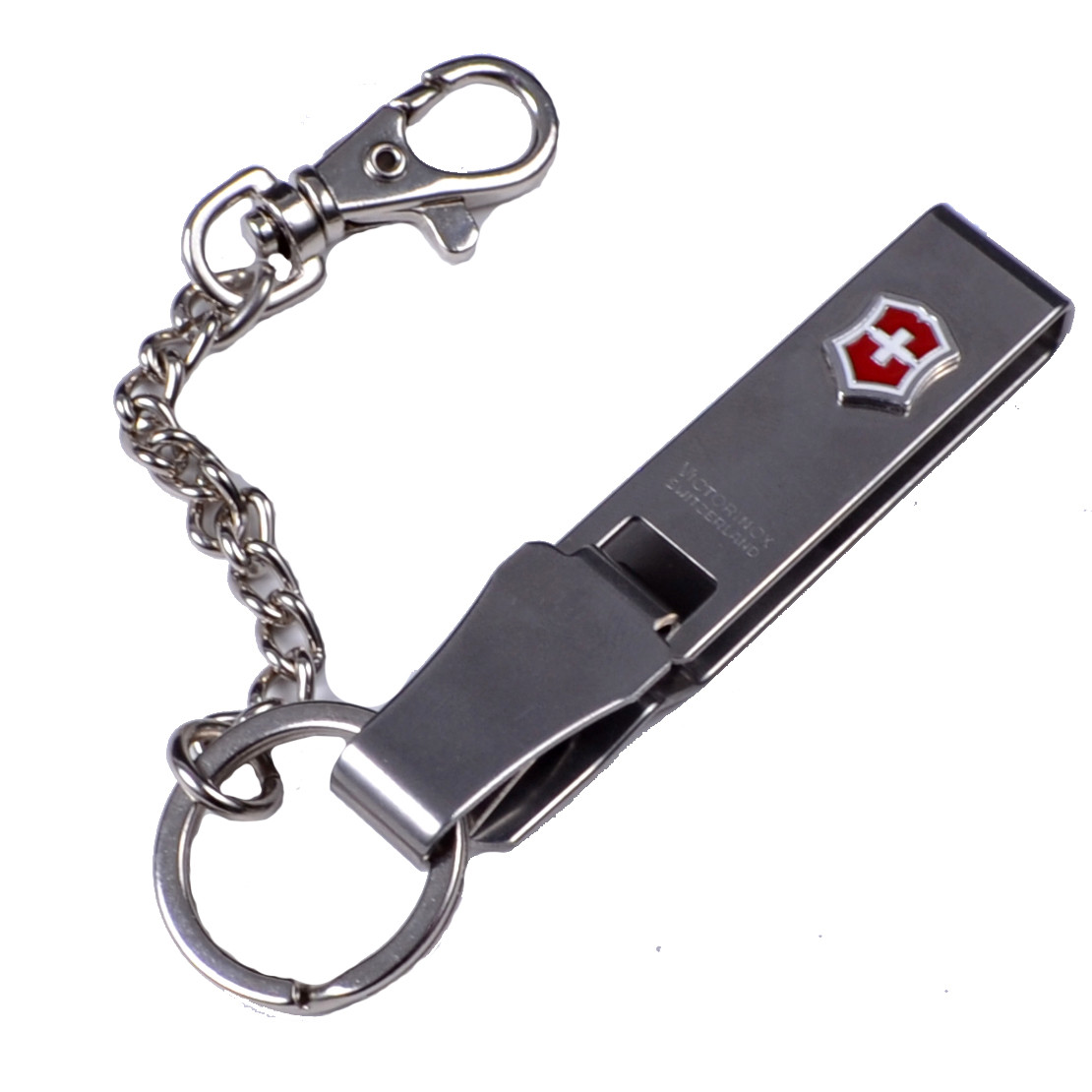 

Брелок, подвеска на ремень Victorinox Multiclip, с цепочкой и карабином 4.1859