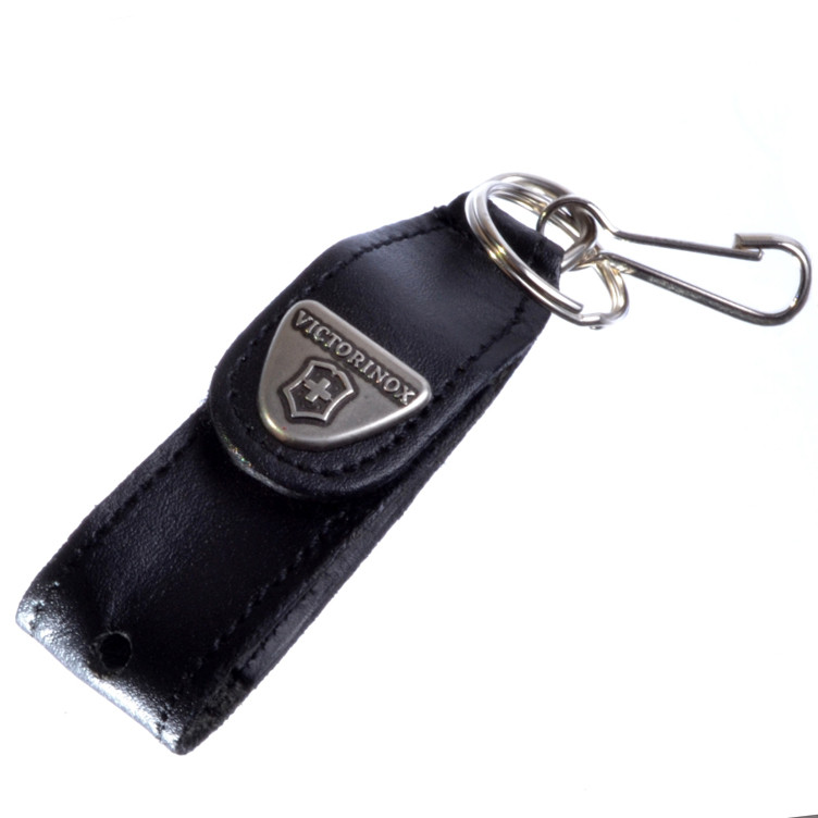 

Чехол для ножей Victorinox (58мм), с карабином, кожаный, черный 4.0515