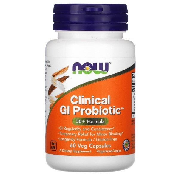 

Пробиотики и пребиотики NOW Foods Clinical GI Probiotic 60 вег капсул