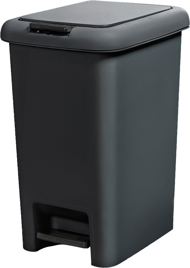 

Ведро для мусора MVM с крышкой и педалью BIN-01 30 л Антрацит (BIN-01 30L ANTHRACITE)