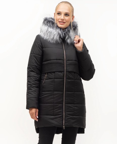 

Пуховик Maha 152 56 Мех Черный