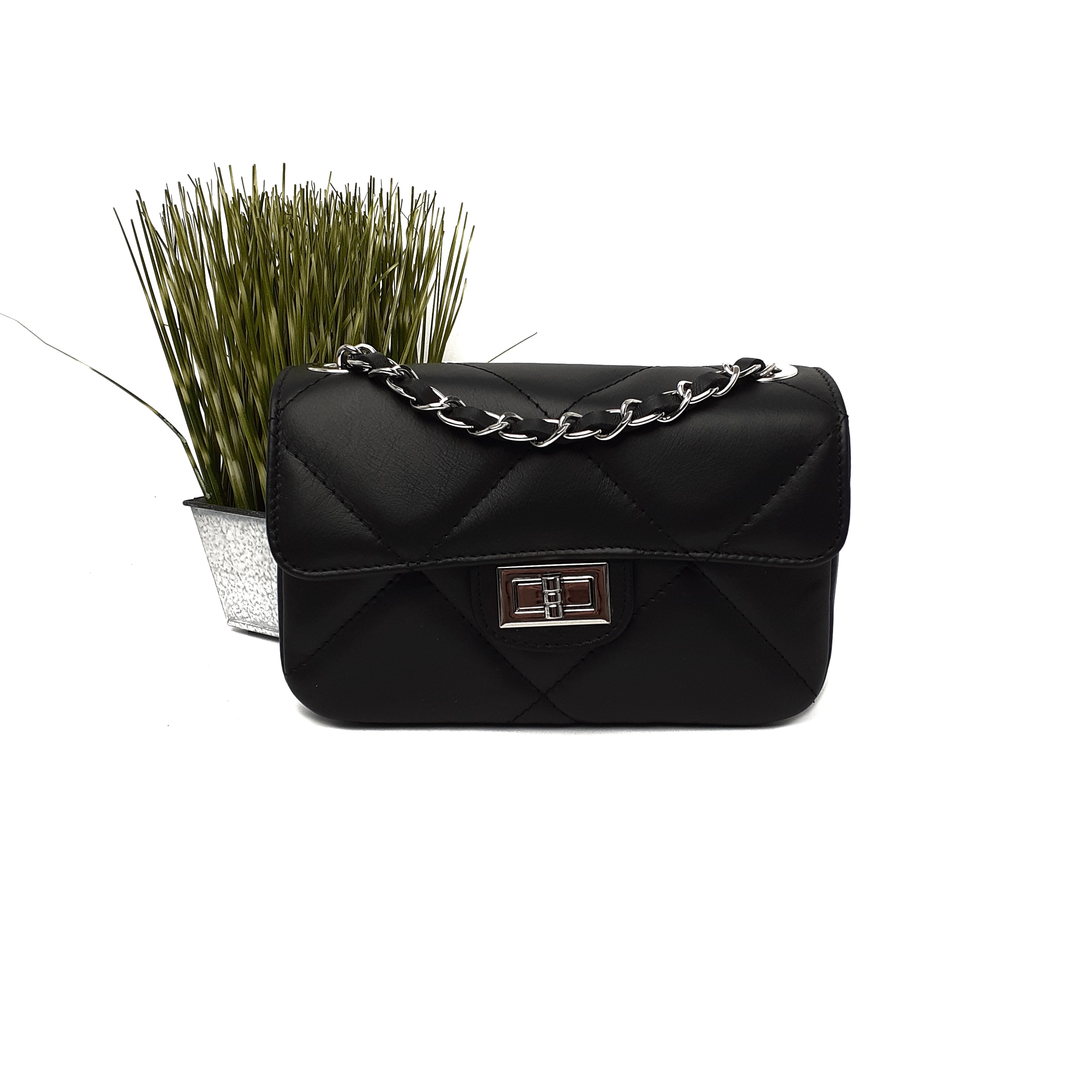 

Женская сумка кожанная классическая Vito Torelli черная 1293