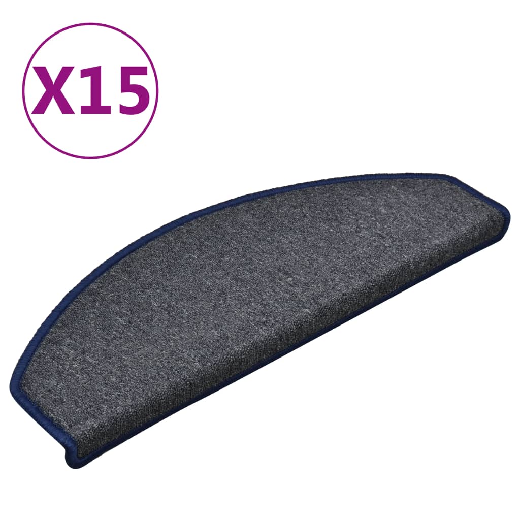 

Накладки на сходи Shumee 15 шт. Темно сіро блакитний 65x24x4 см