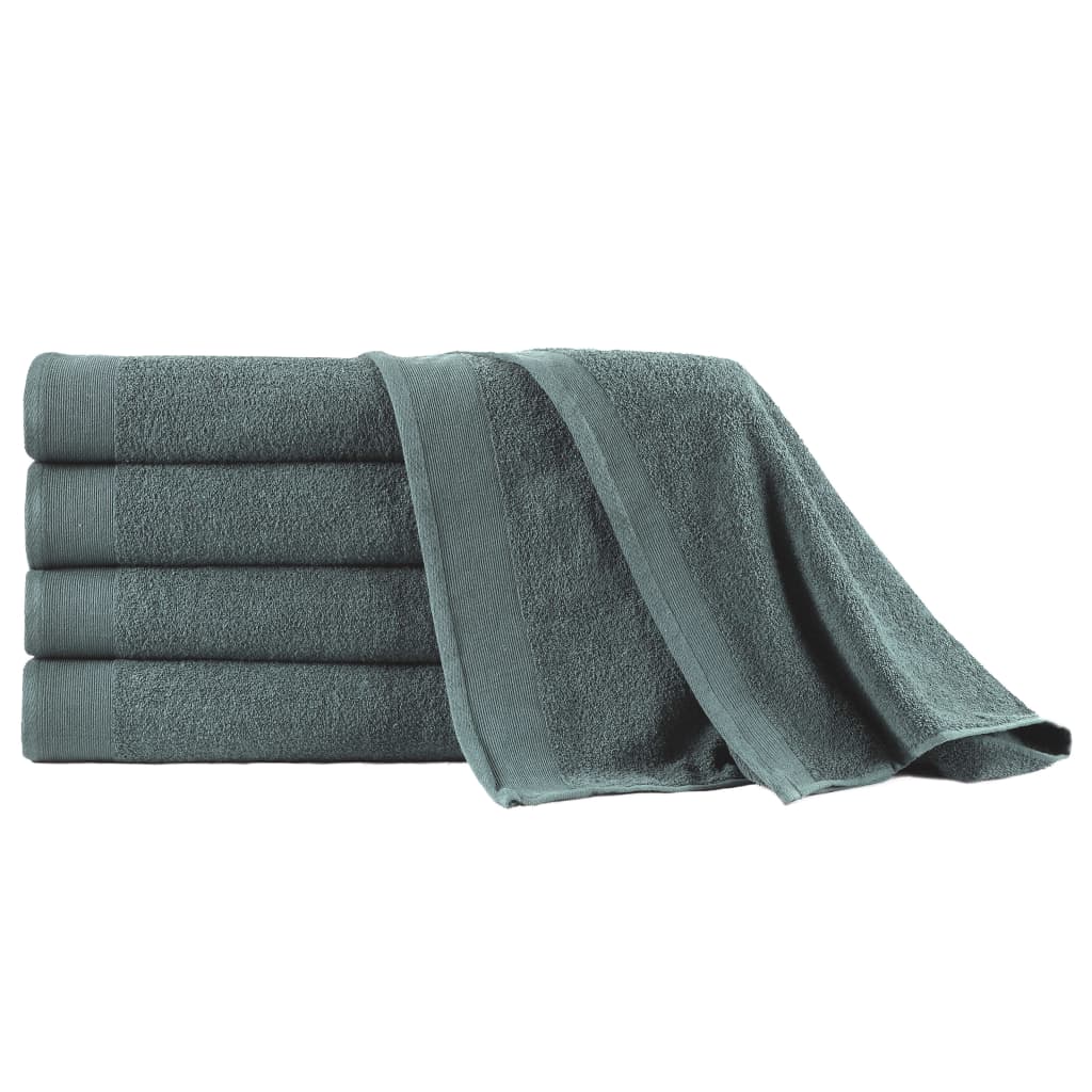 

Рушники Shumee для сауни 5 шт. Бавовна 450 г / м² 80х200 см зелений