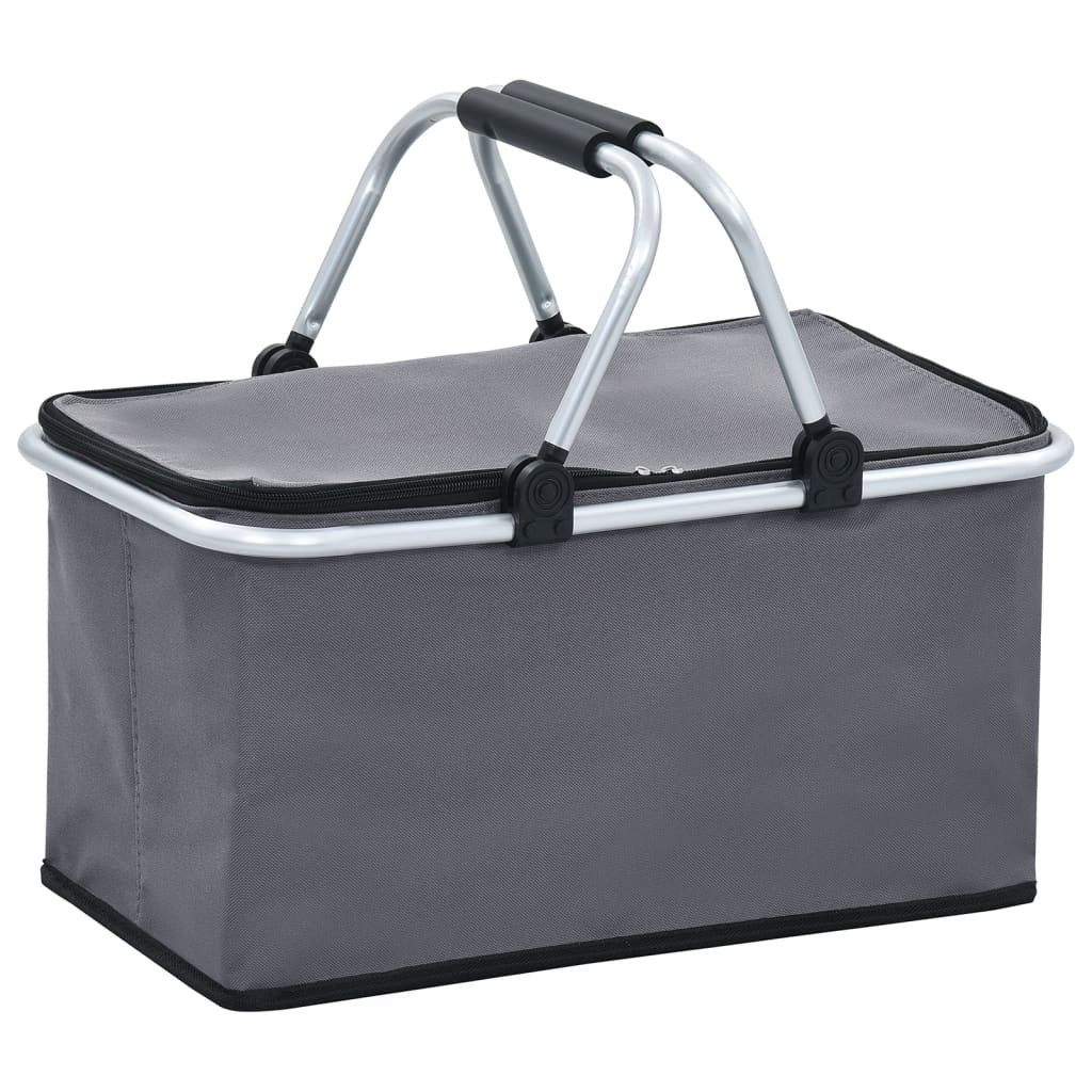 

Складаний термосумок Shumee сірий 46x27x23 см алюміній