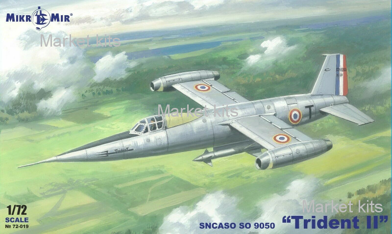 

Экспериментальный самолет Sncaso SO 9050 "Trident II" 1:72 Micro-Mir (MM72-019)