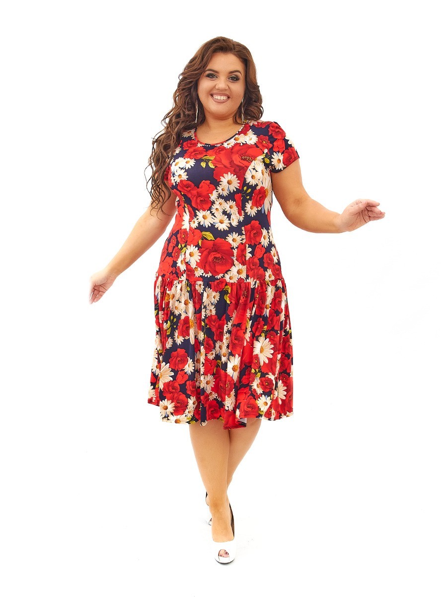 

Платье Ninele Style  красное (436-8, Платье Ninele Style 62 красное (436-8)