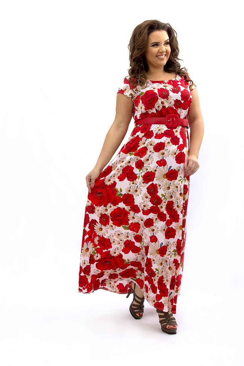 

Платье Ninele Style 281  Разноцветное, Платье Ninele Style 281 50 Разноцветное