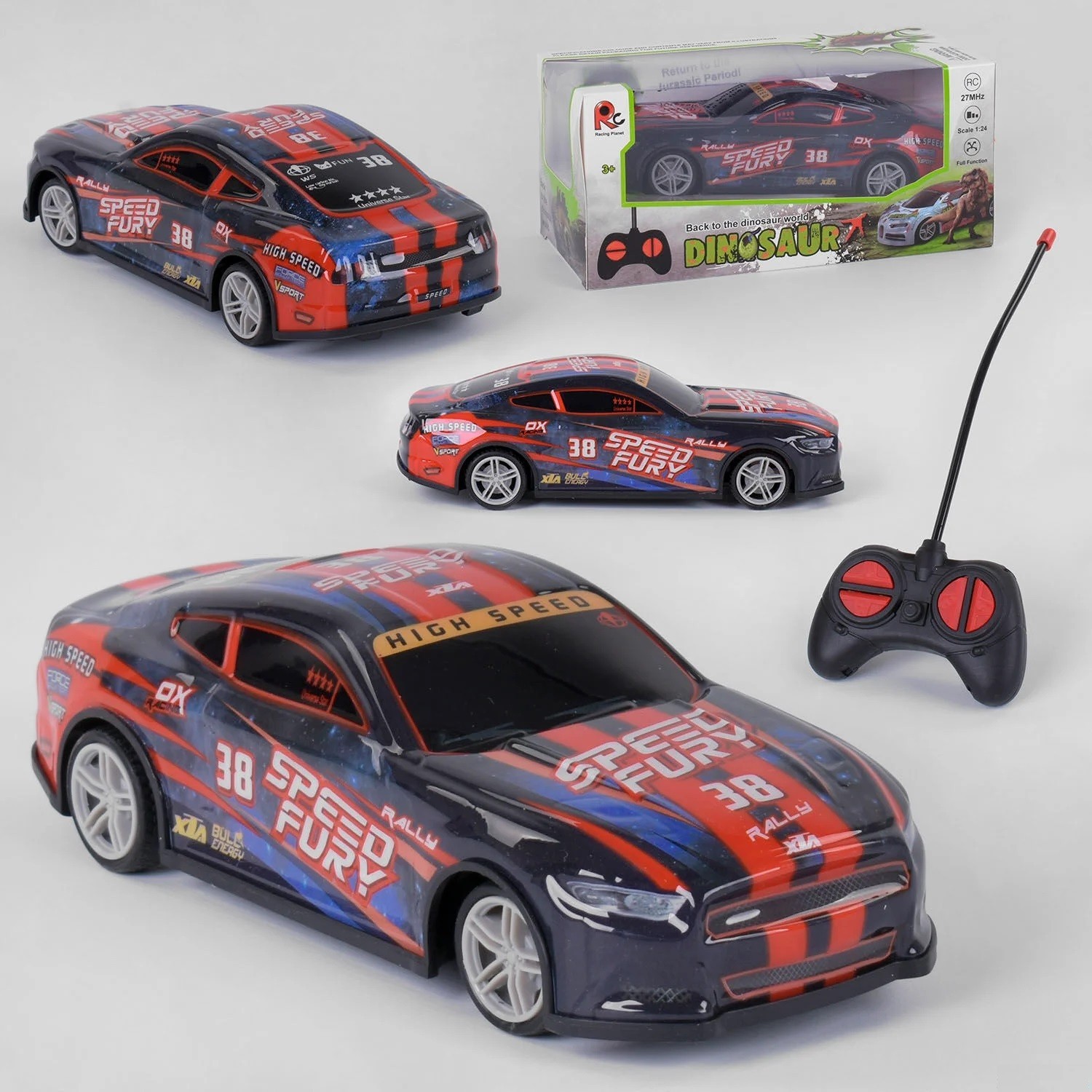 

Машинка игрушка на радиоуправлении 999-38 S