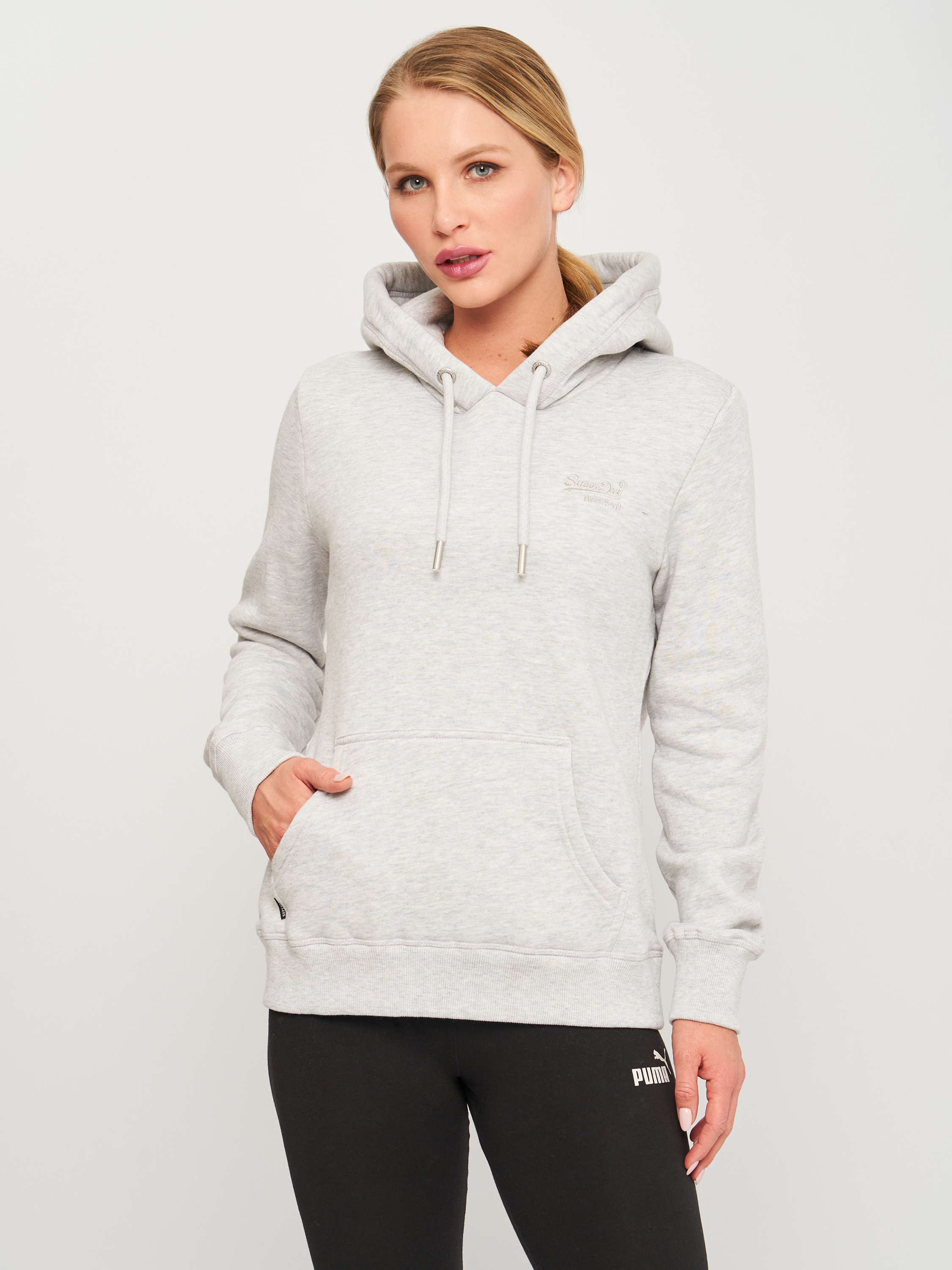 

Худи Superdry Vintage Logo Emb Hood W2011147A-5WB  (12) Glacier Grey Marl, Худи Superdry Vintage Logo Emb Hood W2011147A-5WB M (12) Glacier Grey Marl