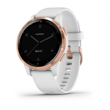 

Смарт-часы Garmin Vivoactive 4S белые с золотистым безелем