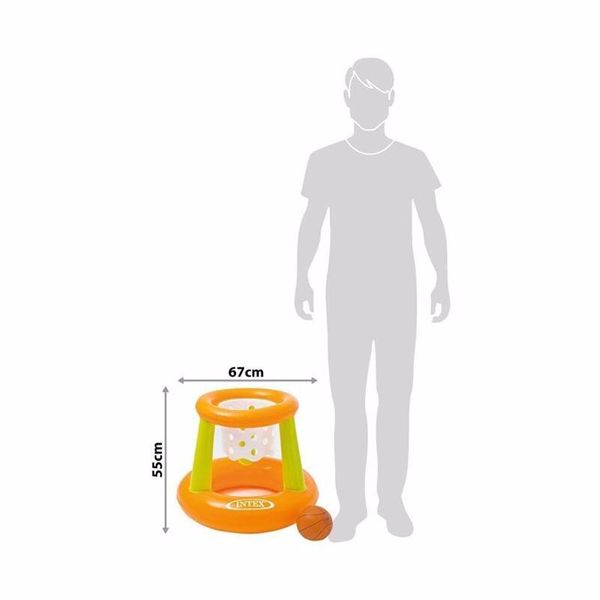 

Набор для игры в баскетбол Intex 58504(67х55 см) Оранжевый