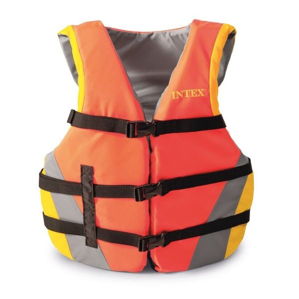 

Спасательный жилет Intex 69681 (40-70+ кг) Adult Life Vest Оранжевый